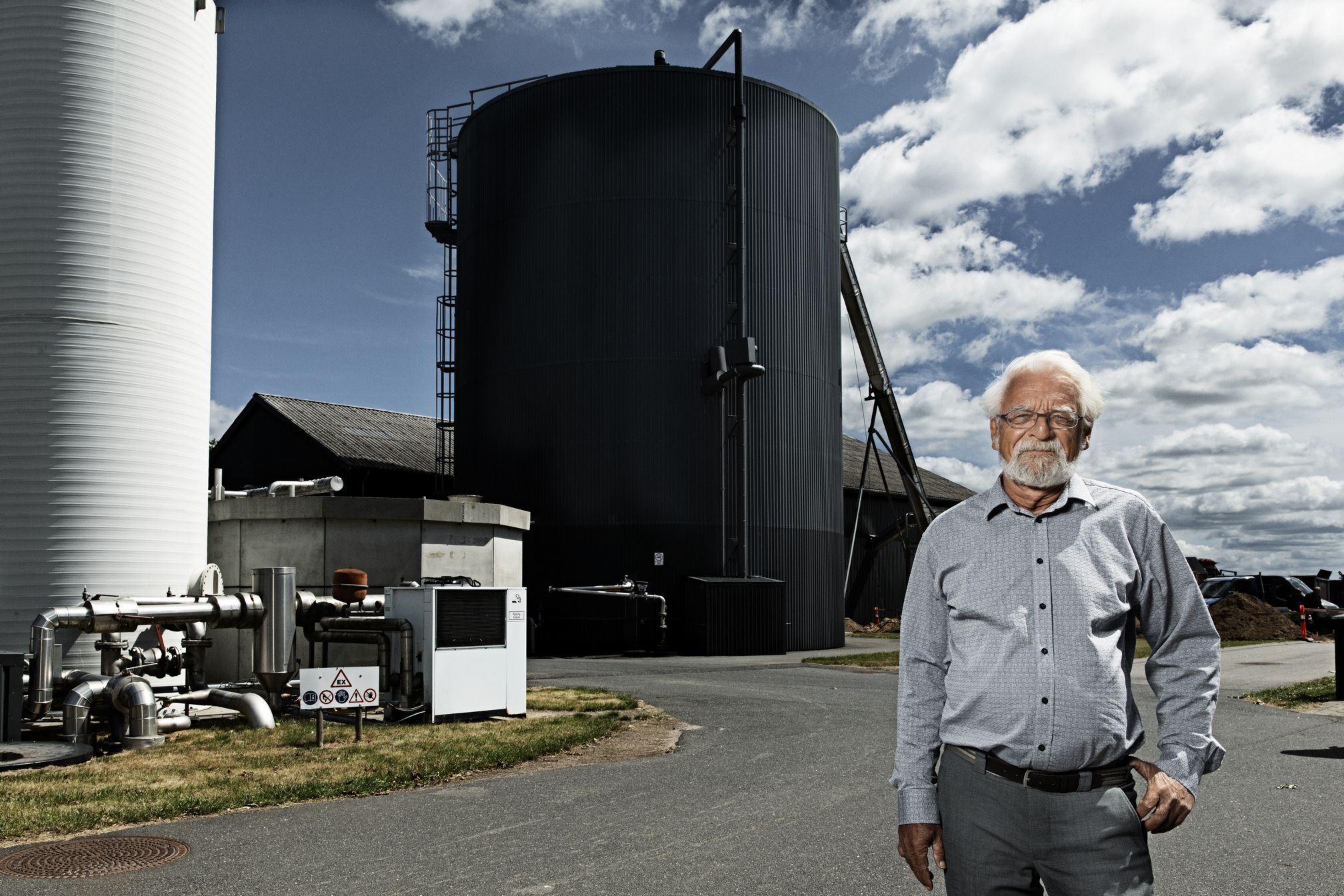 Project Leader, Senior Principal Scientist John Bøgild Hansen at the research facility in Foulum, Denmark, where Haldor Topsoe and University of Aarhus are also demonstrating a more efficient use of biogas.  